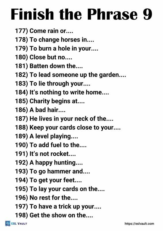 finish the phrase pdf 9