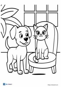 pets coloring pages for kids