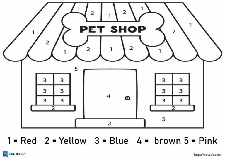 pet shop color by number pdf