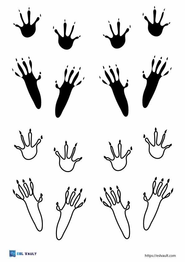 printable mouse paws pdf 2