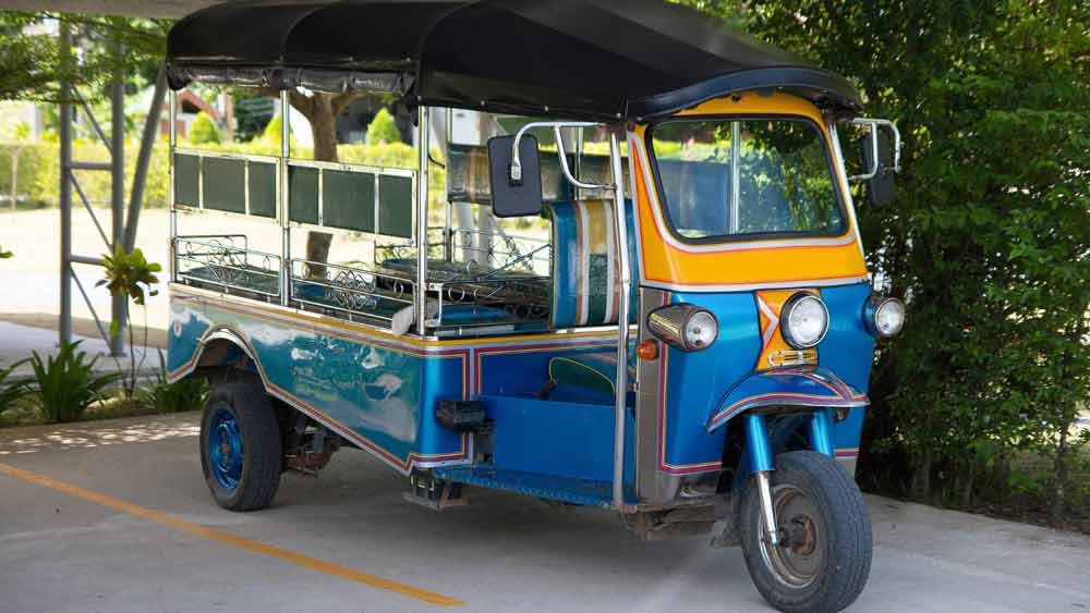A tuk tuk in Thailand