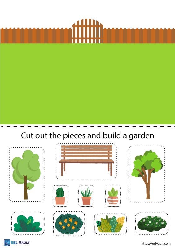 build a garden worksheet