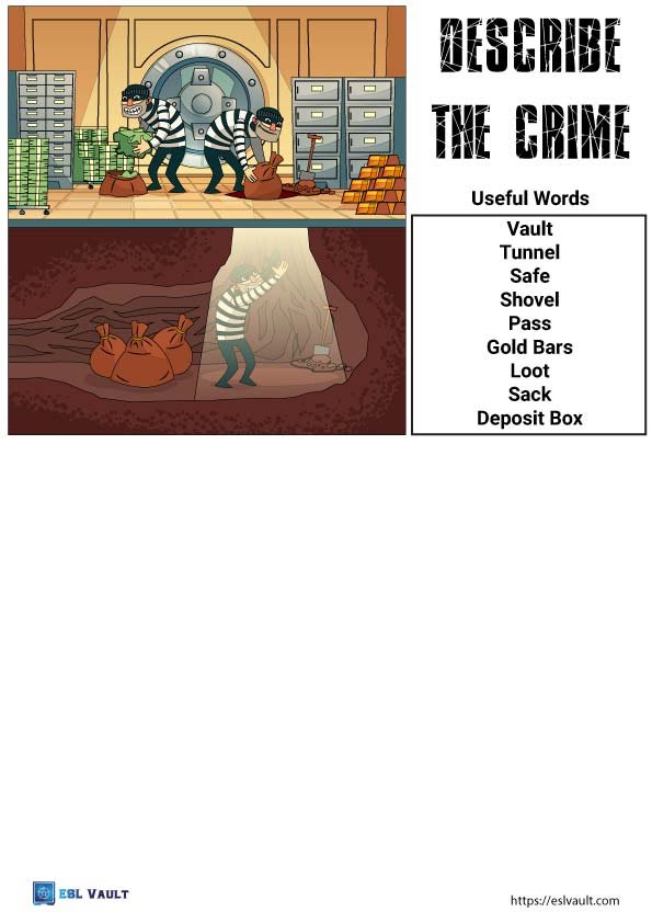 describe the crime worksheet 3