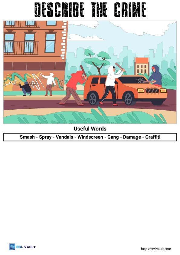 describe the crime worksheet 5