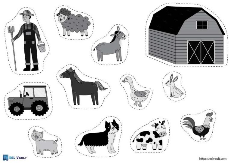 farm animal matching for kids 2