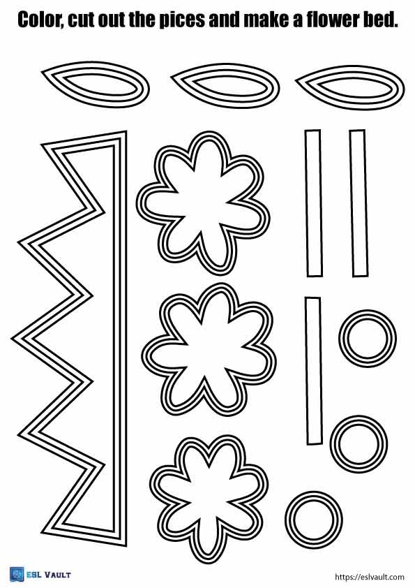 gardening craft worksheet for kids