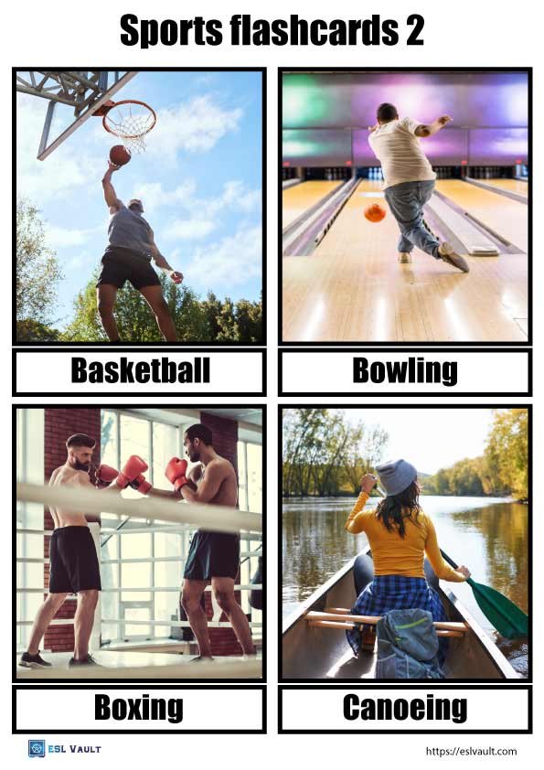 sports flashcards printable 2