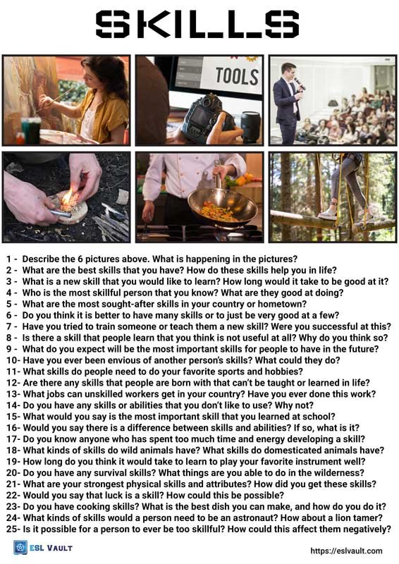 conversation questions about skills
