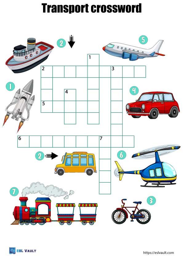easy transport crossword puzzle