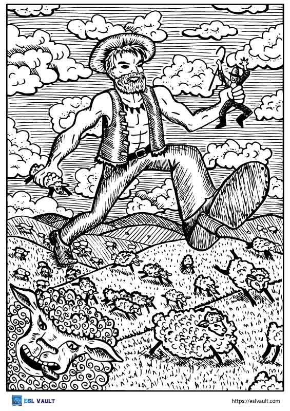 mythical creatures coloring pages giant