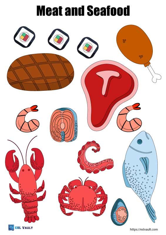 paper meat and seafood for craft
