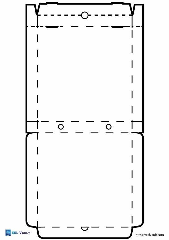 printable pizza box template