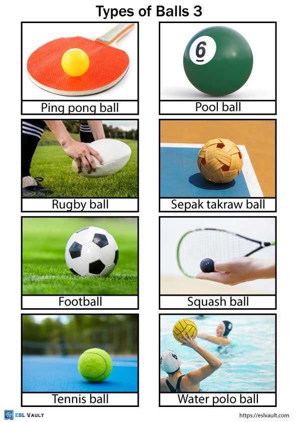 types of balls for sports