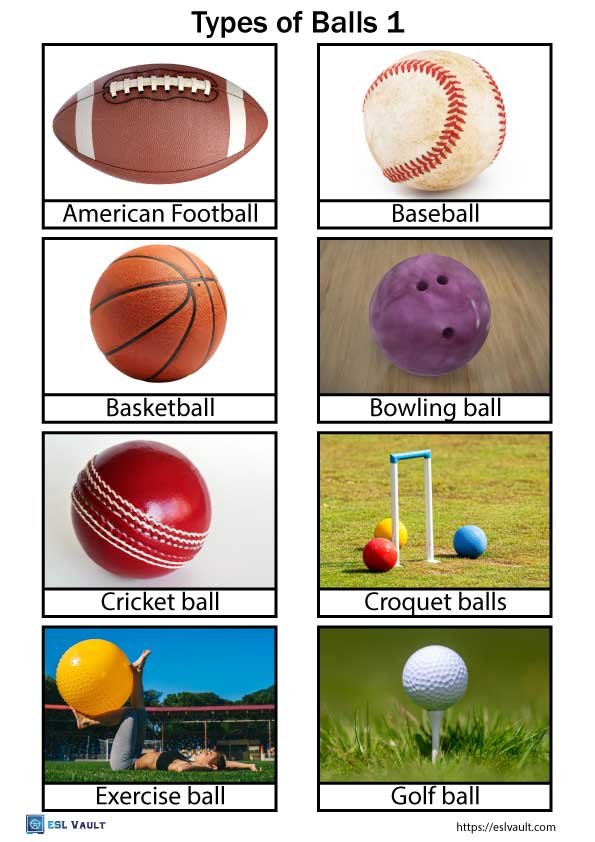 types of balls