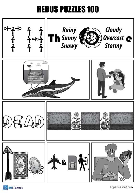 printable rebus puzzles 100
