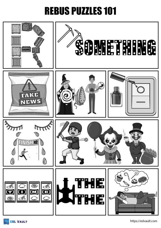rebus puzzles printable 101