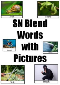 SN blend words
