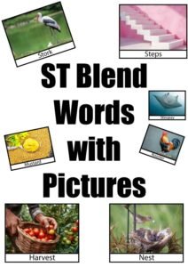 St blend words with pictures