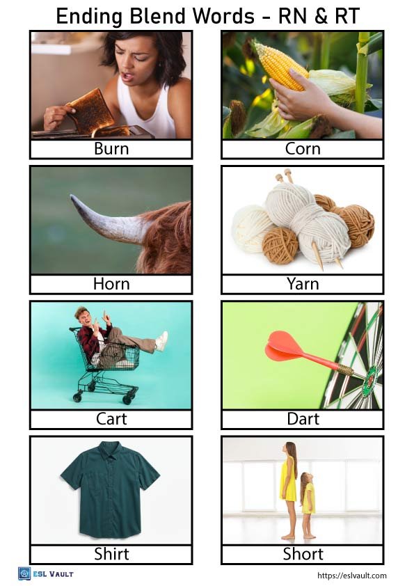 ending blends with pictures pdf