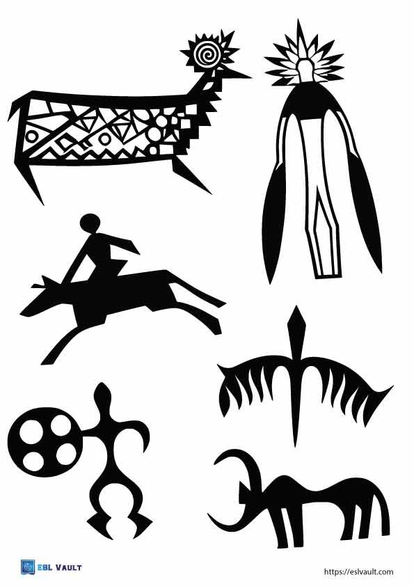 free printable rock art templates