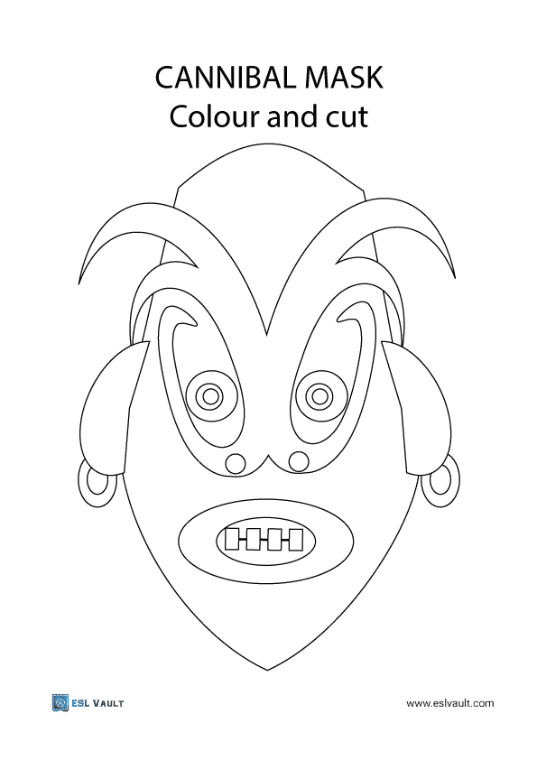 A Halloween mask for kids