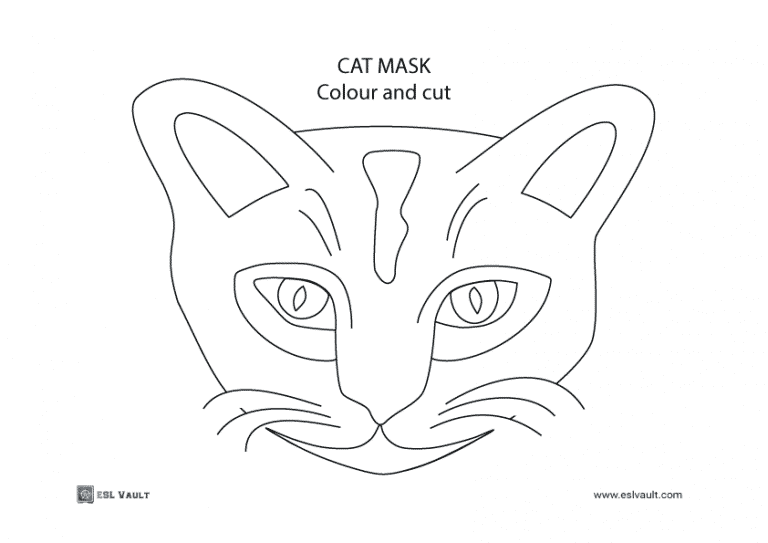 14 free printable paper masks for kids