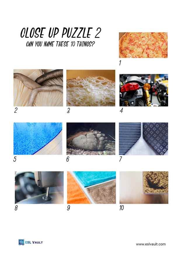 close up picture quiz printable 2
