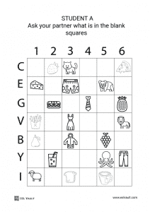 Pair work for English speaking study