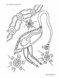 free aboriginal art coloring pages