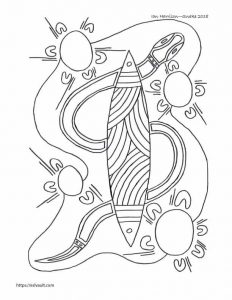 free aboriginal art coloring pages