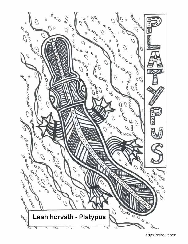 16 free aboriginal art colouring pages ESL Vault