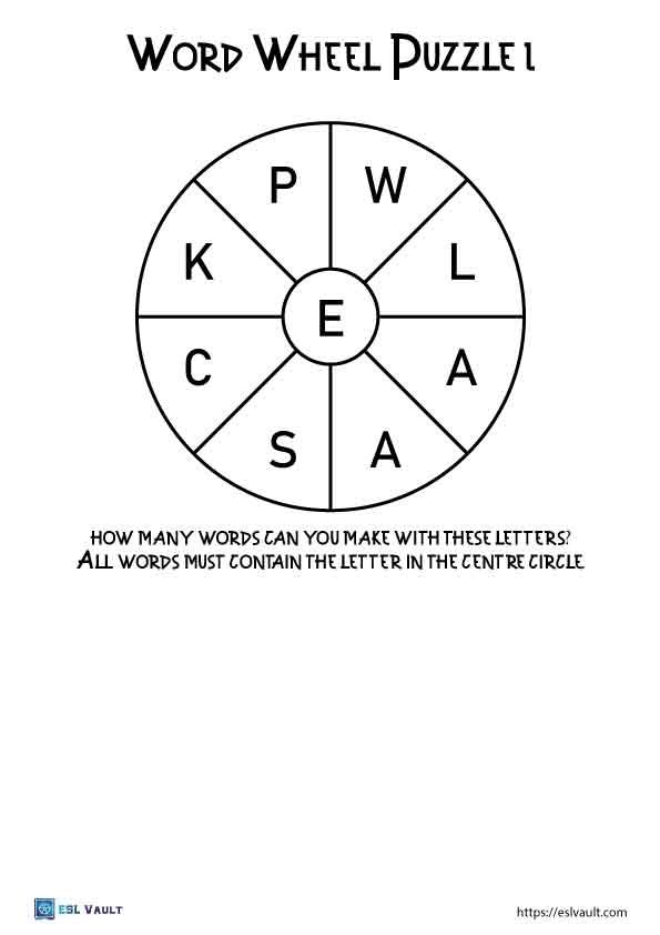 free word wheel puzzle printable 1