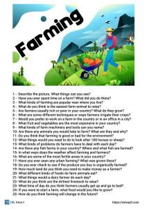 25 farming conversation questions