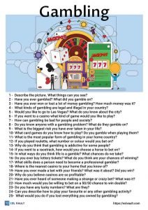 25 gambling conversation questions