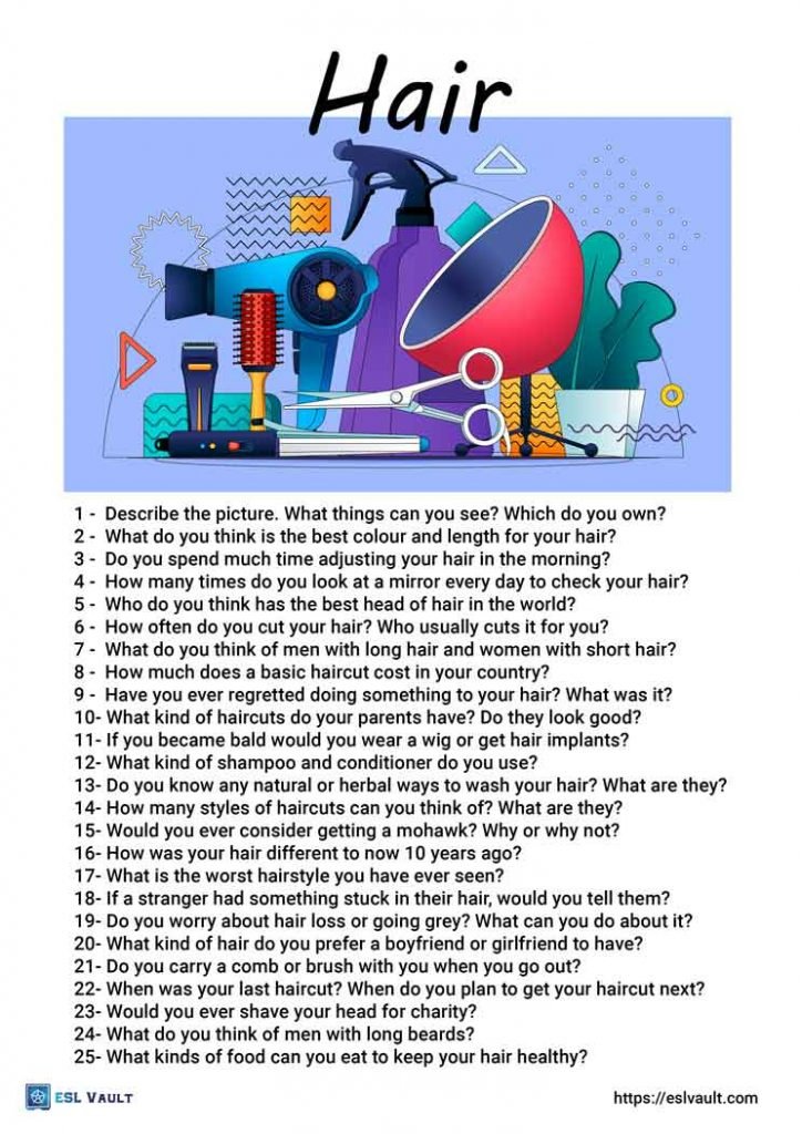 25 hair conversation questions