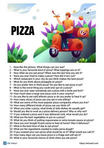 25 pizza conversation questions