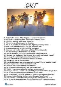 25 salt conversation questions for ESL