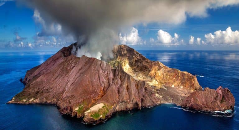 A volcano in new zealand