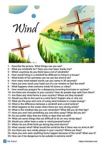 wind conversation questions