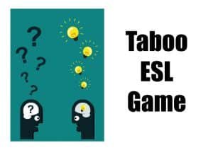 Taboo ESL game featured image