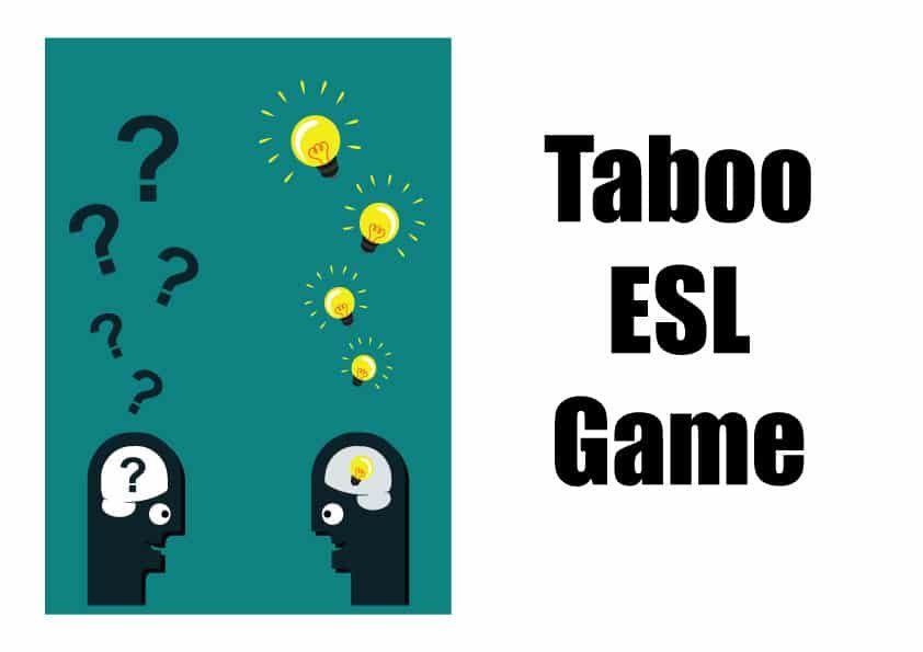 Taboo ESL game featured image