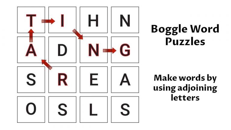 boggle puzzle for whiteboard games
