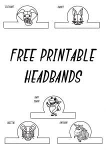 15 free printable headband templates - ESL Vault
