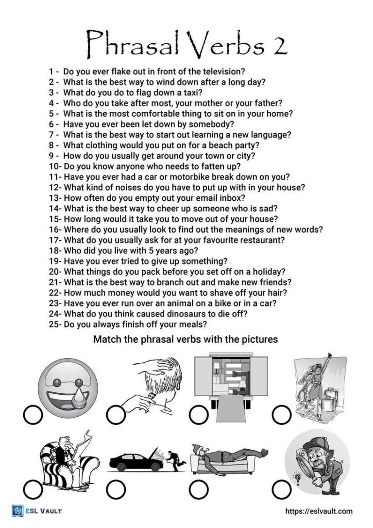 phrasal verb conversation questions 2