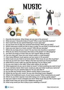 25 music conversation questions