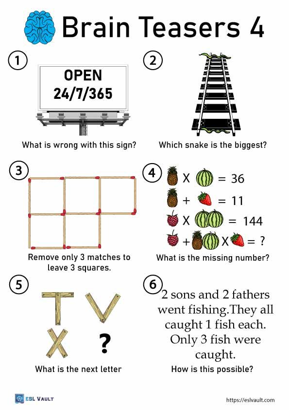 printable brain teasers with answers 4