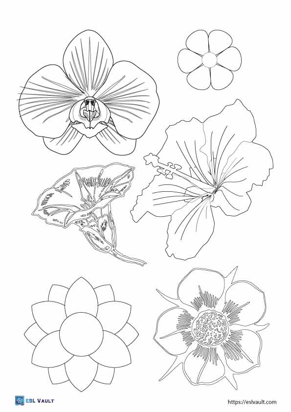 free printable flowers to cut out 1
