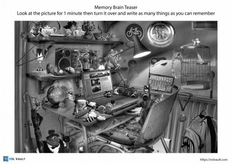 printable memory brain teaser