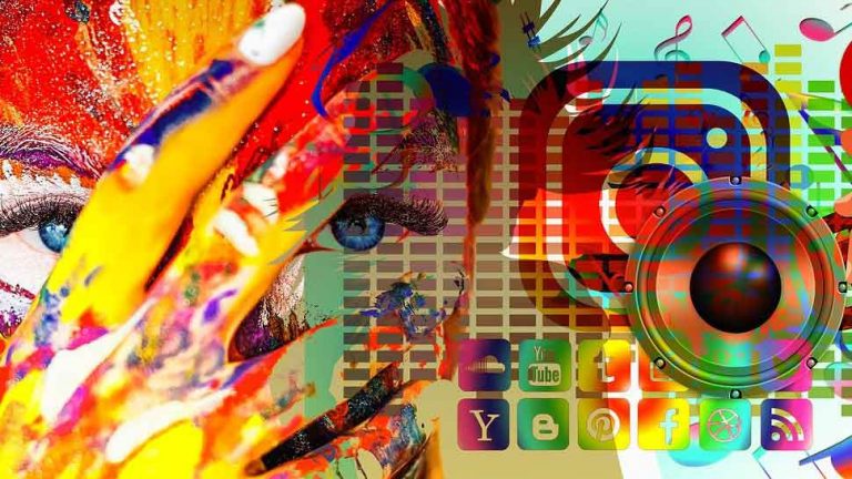 social media illustration