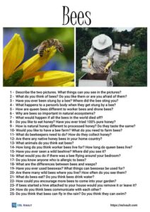 25 bee discussion questions